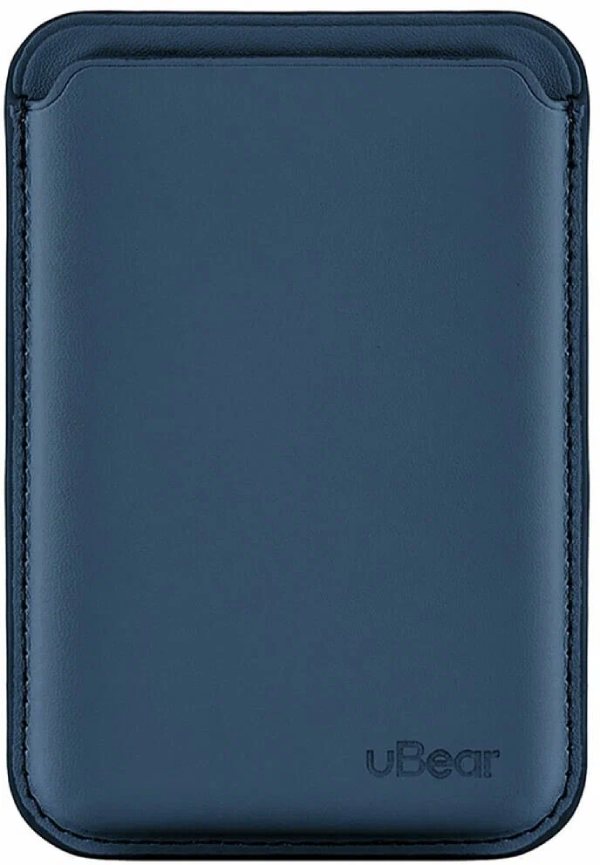 Чехол-бумажник Ubear Leather Shell Case, натуральная кожа, тёмно-синий Чехол-бумажник Ubear Leather Shell Case, натуральная кожа, тёмно-синий