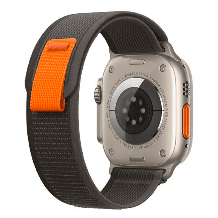 Ремешок Mutural watch band modi для Apple Watch 42/44/45/49мм, Серый с чёрным