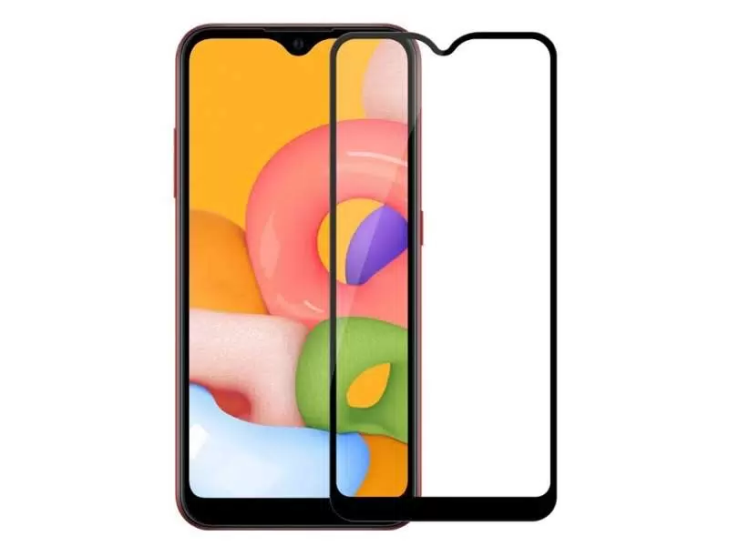 Защитное стекло 2D для Samsung A40 Black