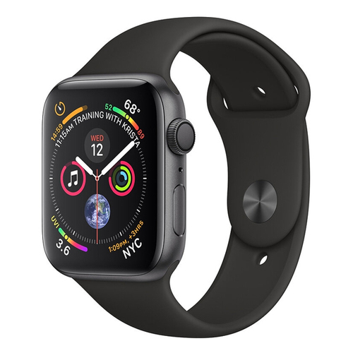 Apple Watch Series 4 44 mm Aluminum Case with Sand Sport Band Space Grey (Без коробки) - Б/У