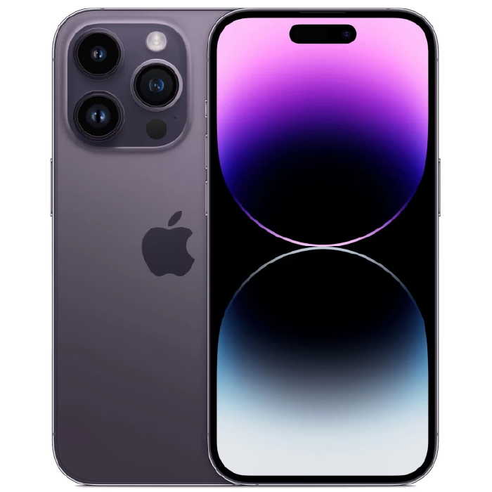 iPhone 14 Pro Max 256Gb Deep Purple (1 sim + eSIM / 86%) - Б/У . . +