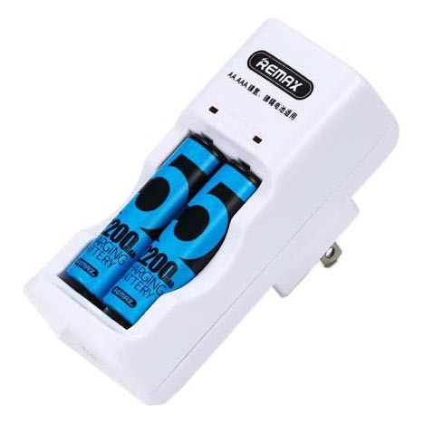 Зарядное устройство Remax для alkaline battery No. 5 Black Blue Зарядное устройство Remax для alkaline battery No. 5 Black Blue