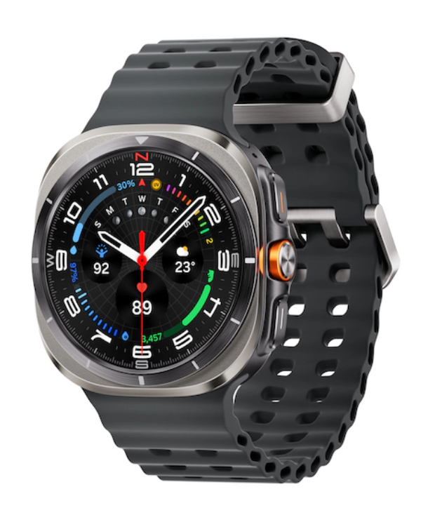 Умные часы Samsung Galaxy Watch Ultra 47mm Titanium Silver Marine Band Dark Grey Умные часы Samsung Galaxy Watch Ultra 47mm Titanium Silver Marine Band Dark Grey