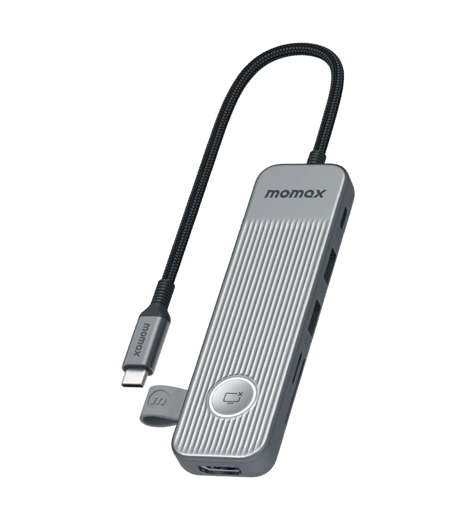 Универсальный адаптер MOMAX ONELINK 7 in 1 multi-function USB-C hub (DH17E) Space Gray