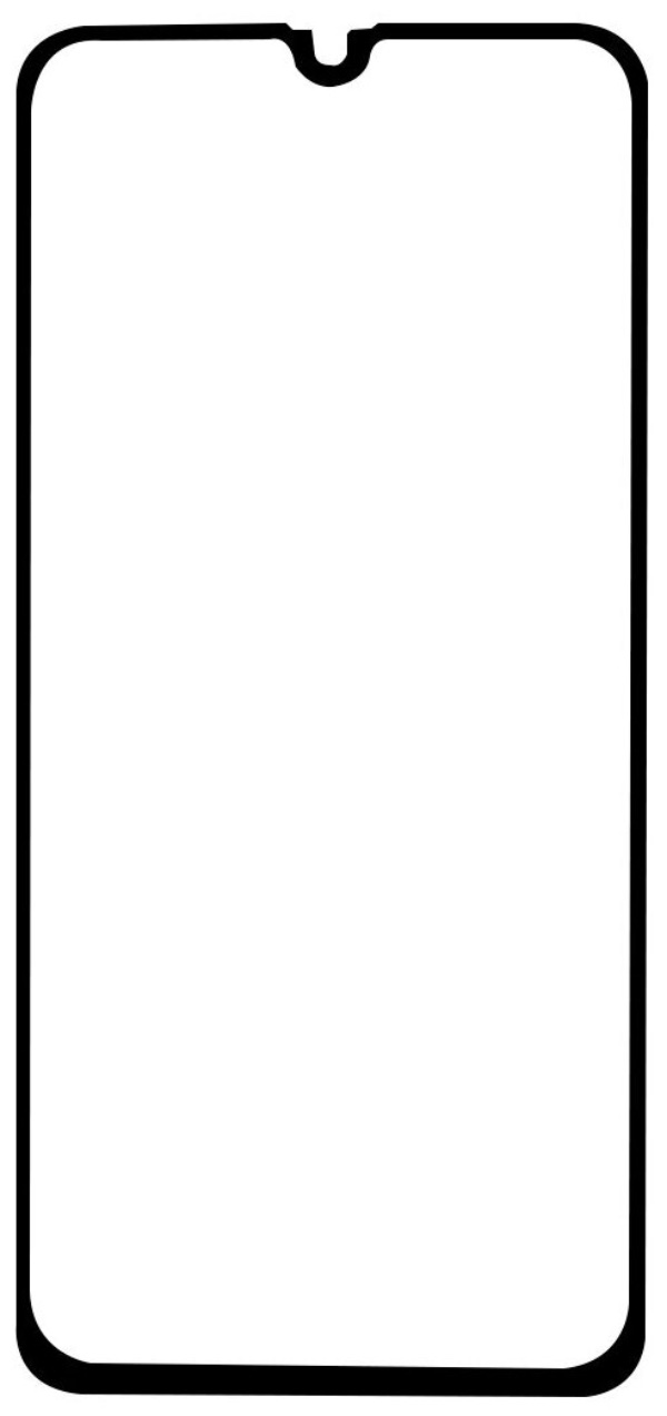 Защитное стекло 2D для Samsung A01 Black
