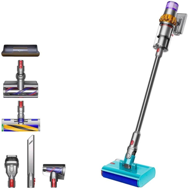 Беспроводной пылесос Dyson V15S Detect Submarine Vacuum Cleaner (Yellow/Nickel) (SV47)