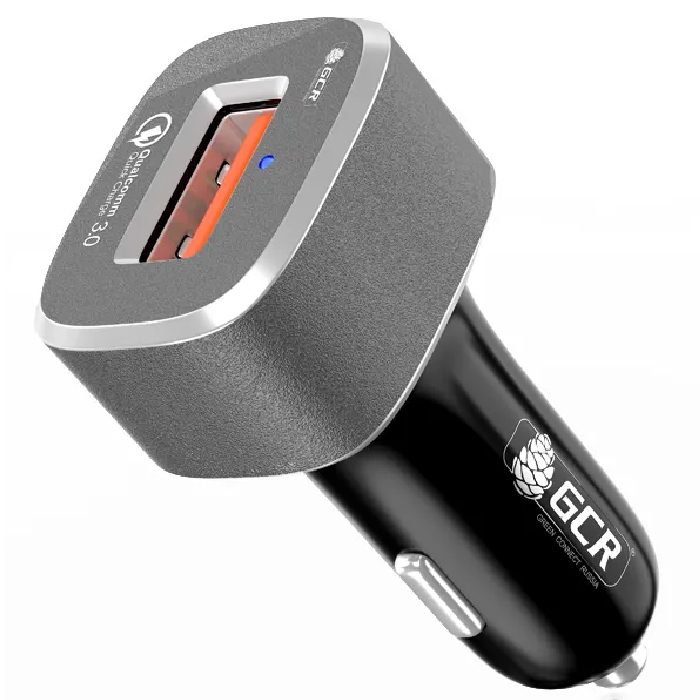 Автомобильное зарядное устройство Samsung Car Adapter Fast Charge 2 USB-A + кабель USB-C, 15W, черный