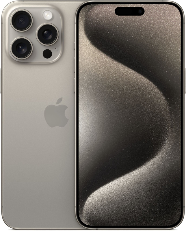 iPhone 15 Pro Max 256Gb Natural Titanium (87%) - Б/У . . +