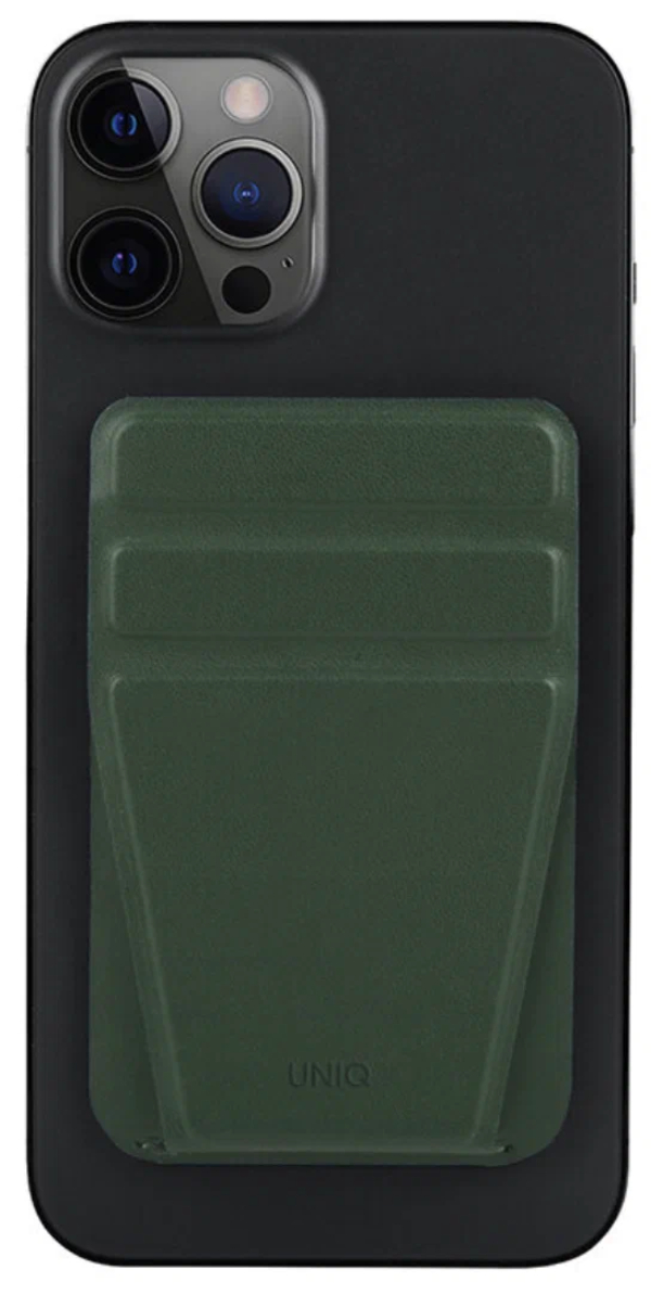 Чехол-бумажник Uniq LYFT Magnetic cardholder with Stand Green Чехол-бумажник Uniq LYFT Magnetic cardholder with Stand Green