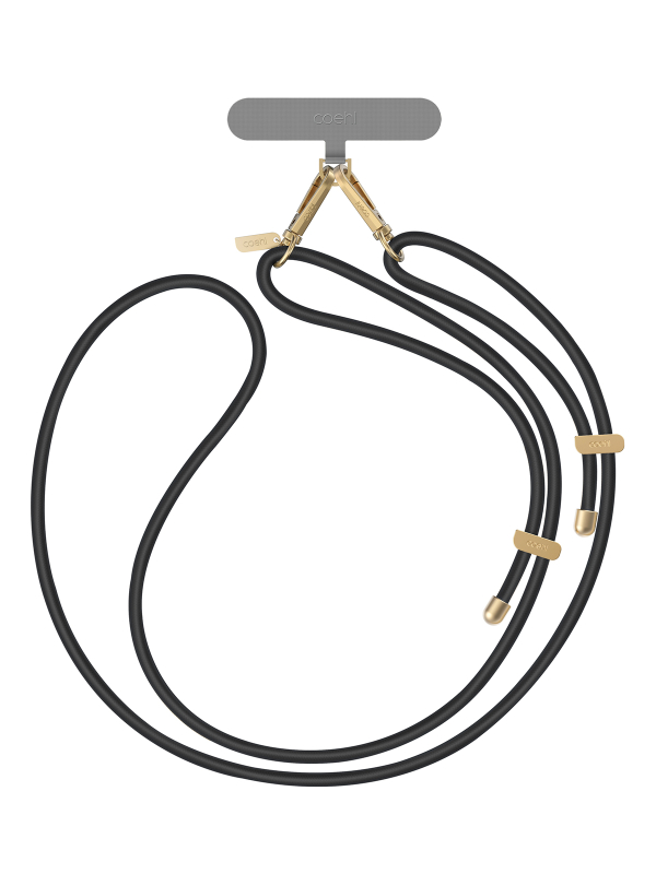 Шнурок на шею Uniq COEHL Laurel Lanyard Black