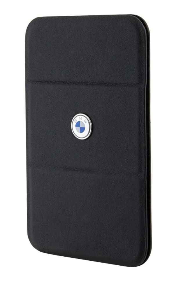 Чехол-бумажник BMW бумажник-стенд Wallet MagSafe Cardslot Stand Signature Leather with metal logo Black Чехол-бумажник BMW бумажник-стенд Wallet MagSafe Cardslot Stand Signature Leather with metal logo Black