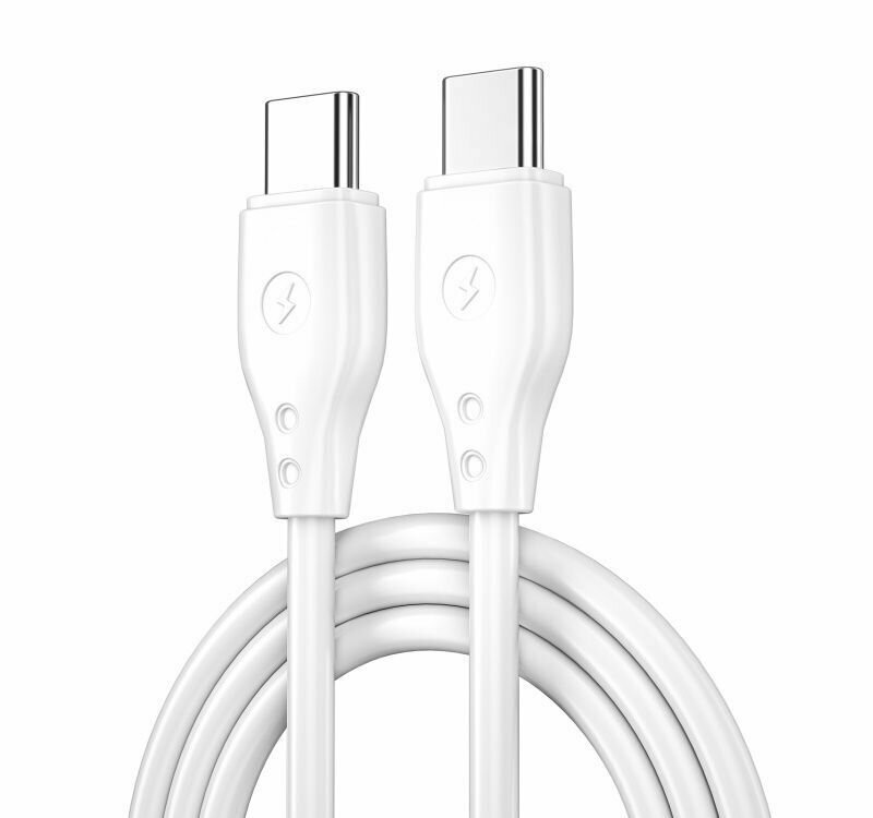 Кабель WiWu C002 PD Type-C -> Lightning 1m белый