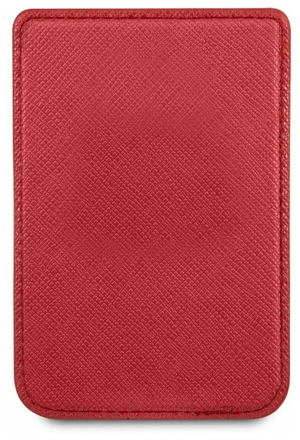 Чехол-бумажник Guess Wallet Cardslot MagSafe Saffiano Script logo, красный Чехол-бумажник Guess Wallet Cardslot MagSafe Saffiano Script logo, красный