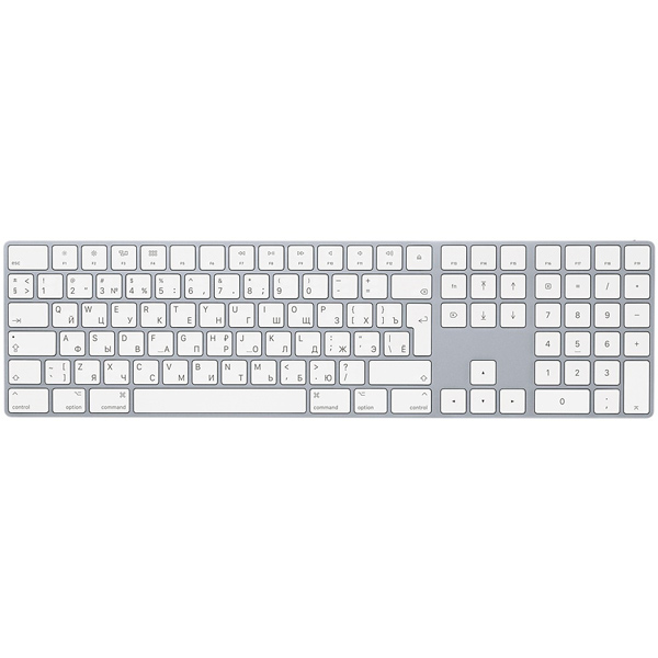 Клавиатура беспроводная Apple Magic Keyboard with Numeric Keypad Silver