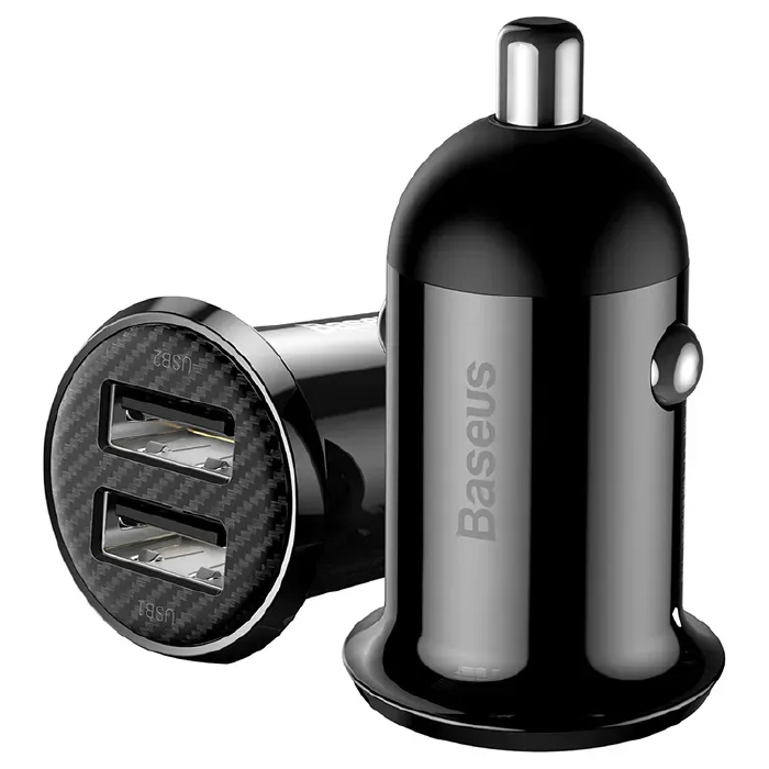 Автомобильное зарядное устройство Baseus 2 USB-A, 5W