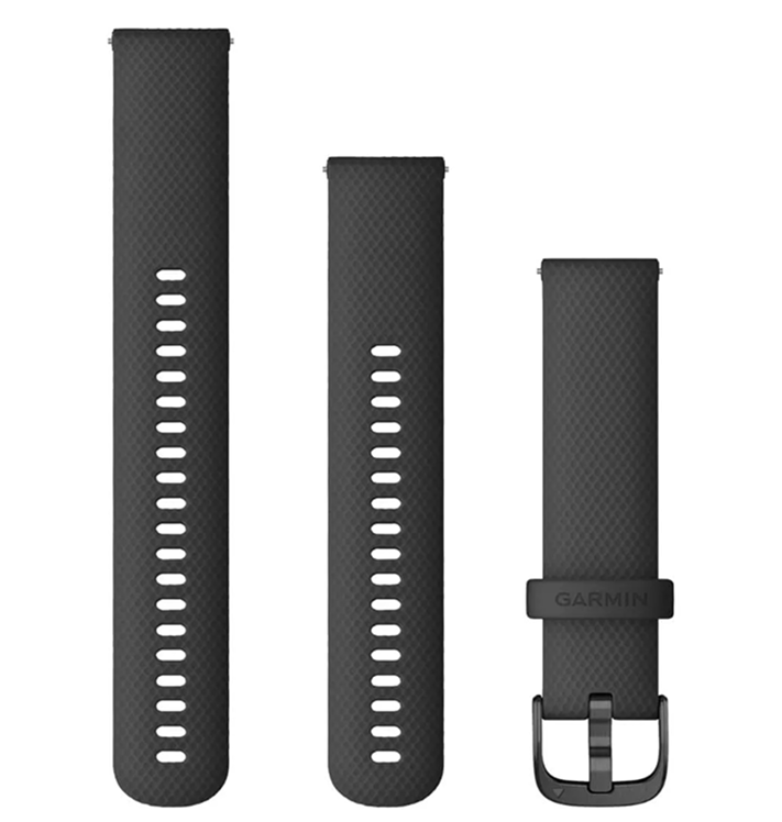 Ремешок для часов Garmin Quick Release Bands 24 Black Silicone (Venu X1) HK