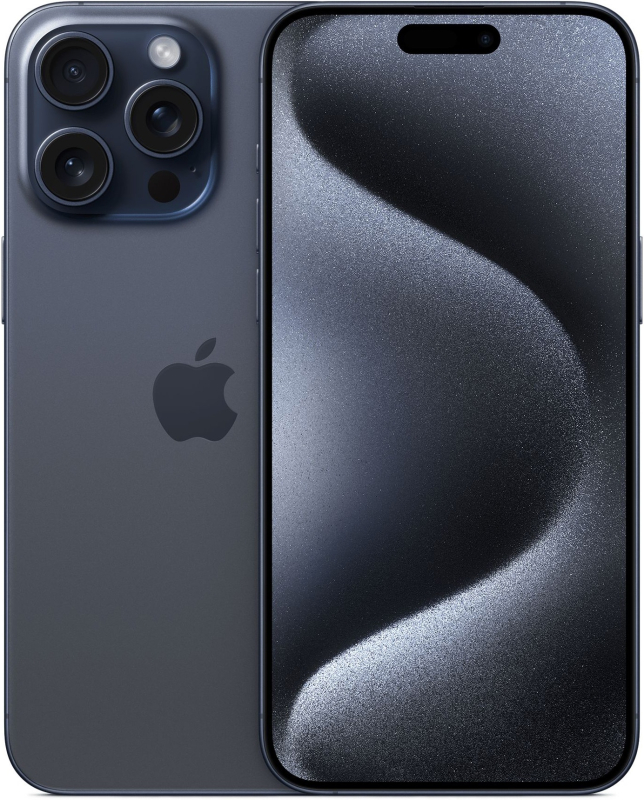 Смартфон Apple iPhone 15 Pro Max 256Gb Blue Titanium (1 sim + eSIM)