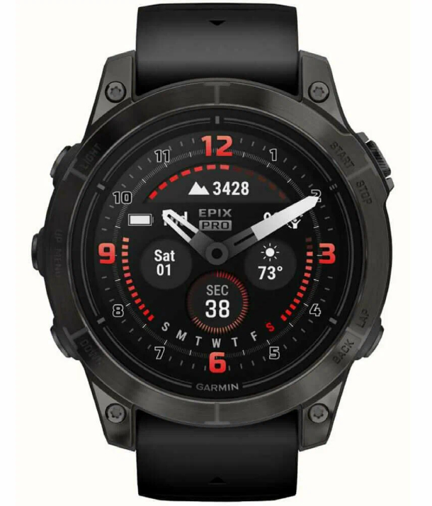 Умные часы Garmin Epix Pro Gen 2 Sapphire Carbon Gray 47mm