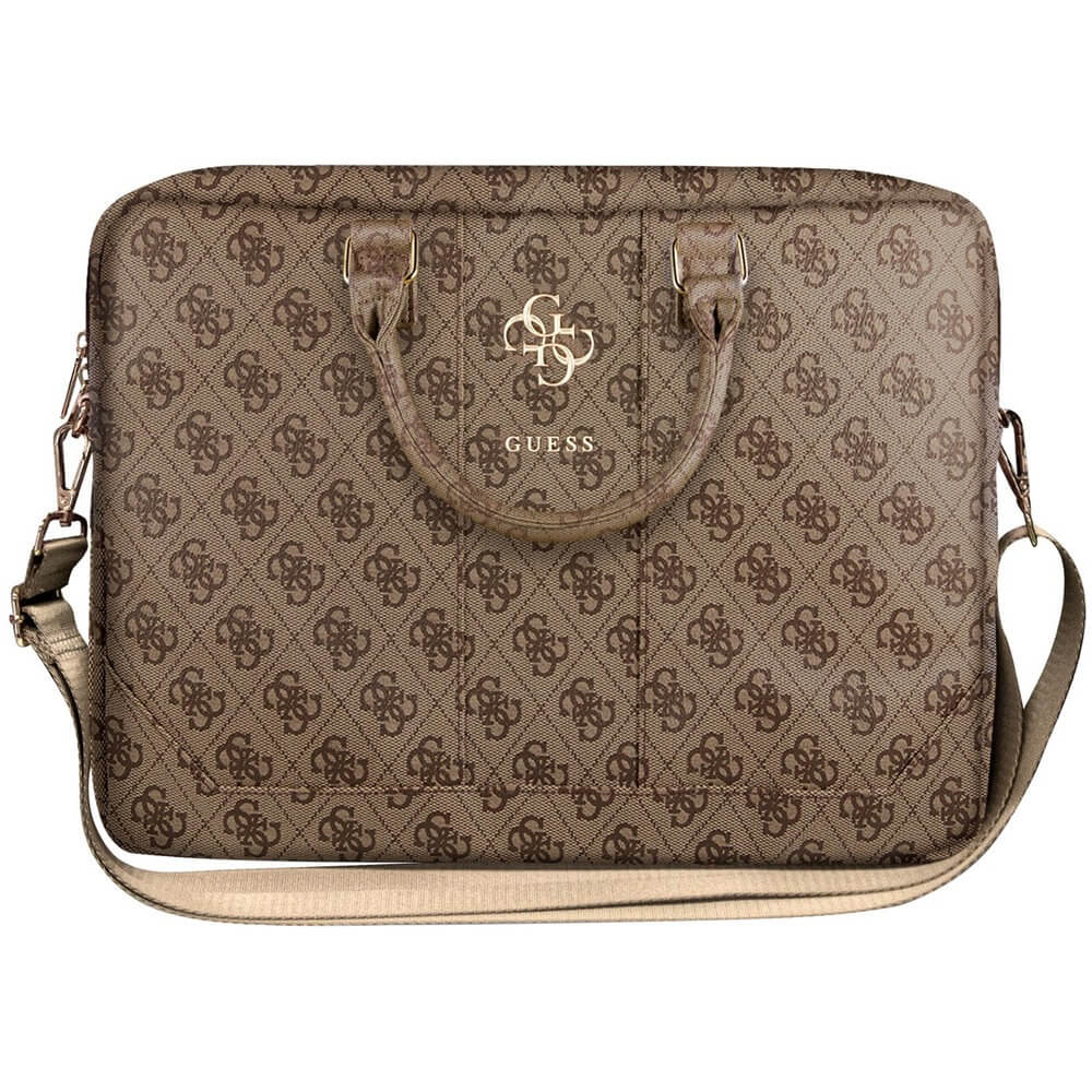 Сумка Guess для ноутбуков 15" 4G Bag with Big metal logo Brown