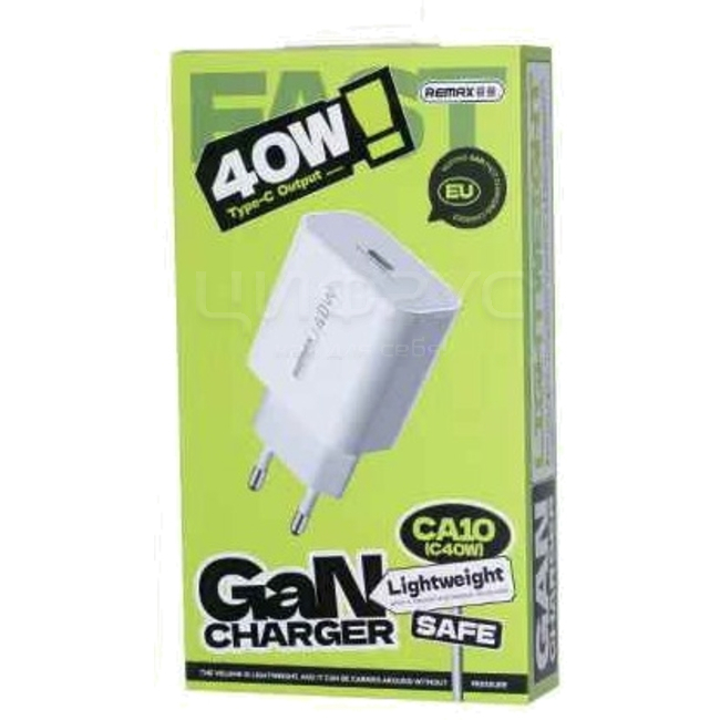 Сетевое зарядное устройство REMAX CA10(C40W) White