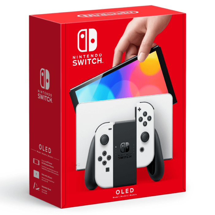 Портативное игровое устройство Nintendo Switch OLED White