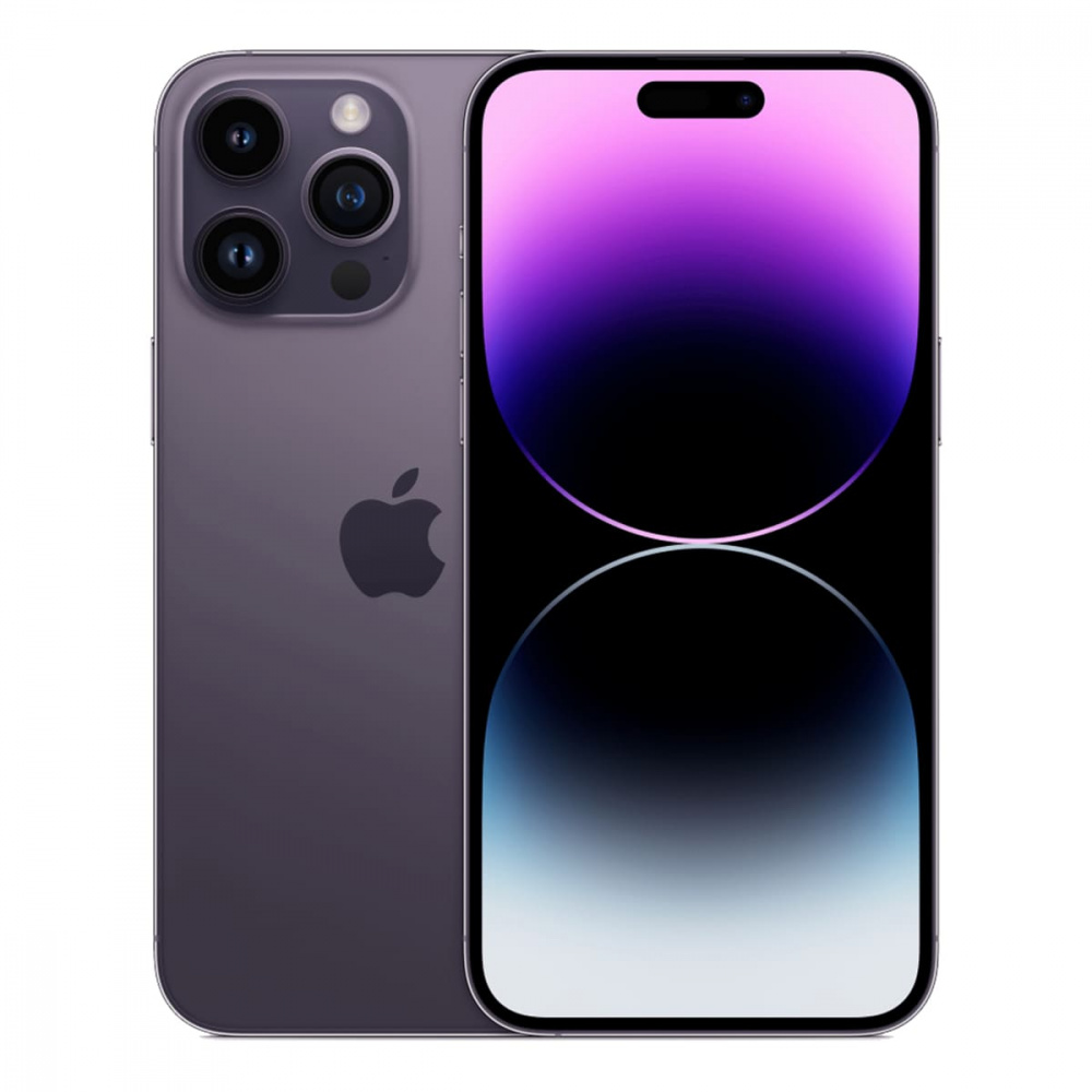iPhone 14 Pro Max 256Gb Deep Purple (1 sim + eSIM / 84%) - Б/У . .