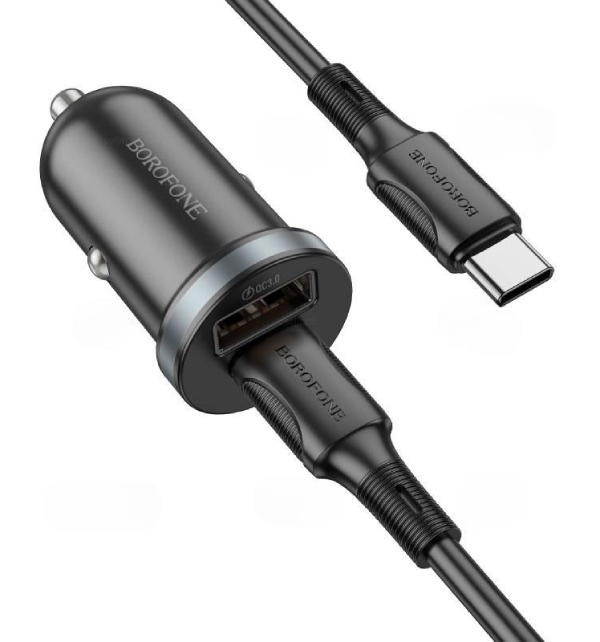 Автомобильное зарядное устройство Borofone BZ22 30W, черный