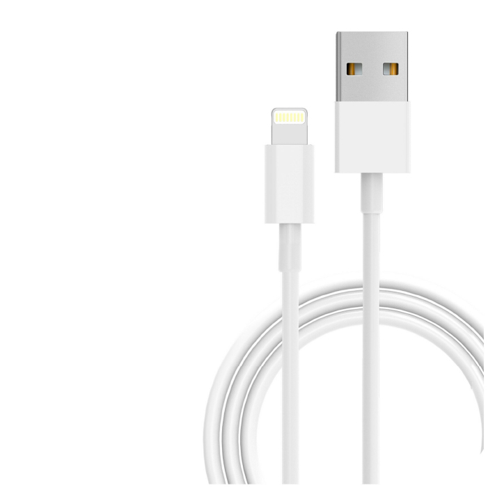 Кабель TFN USB-A - Lightning, TPE, белый, 1м