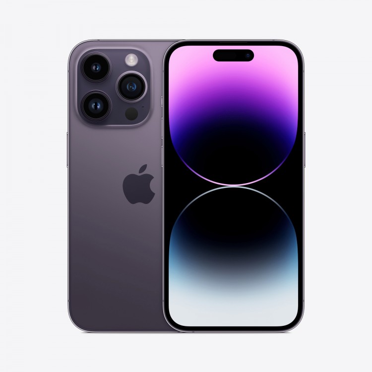 iPhone 14 Pro 256Gb Deep Purple (2SIM / 79%) - Б/У . . + +