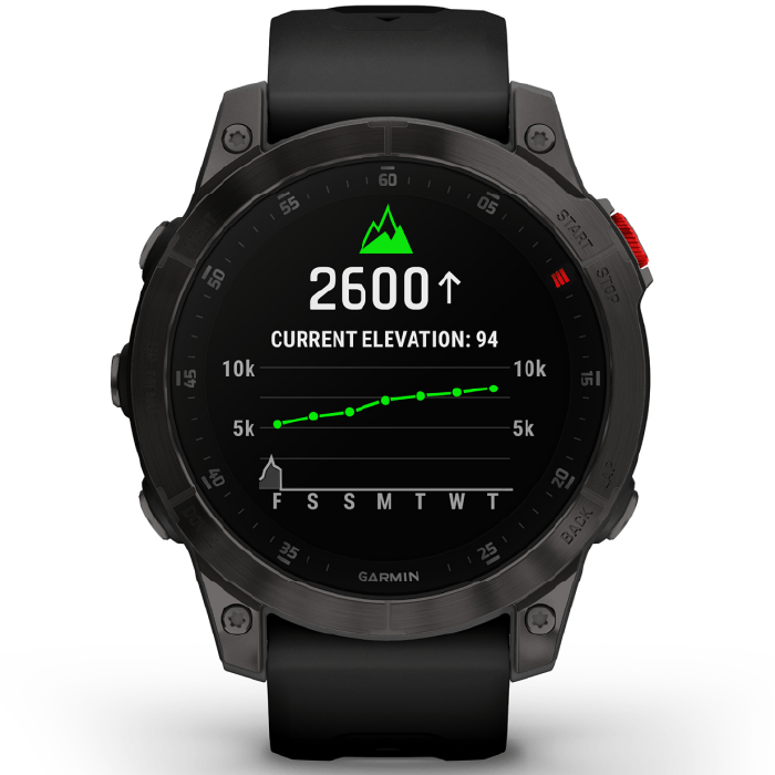 Умные часы Garmin Epix Gen 2 Sapphire Titanium Black