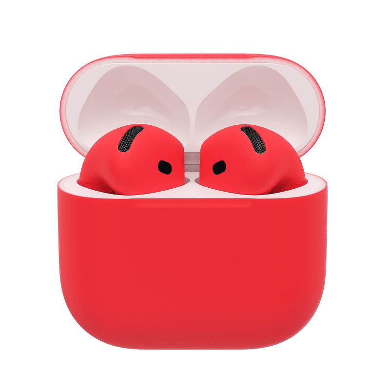 Наушники беспроводные Apple AirPods 4 (MXP93) с шумоподавлением - Red Matte
