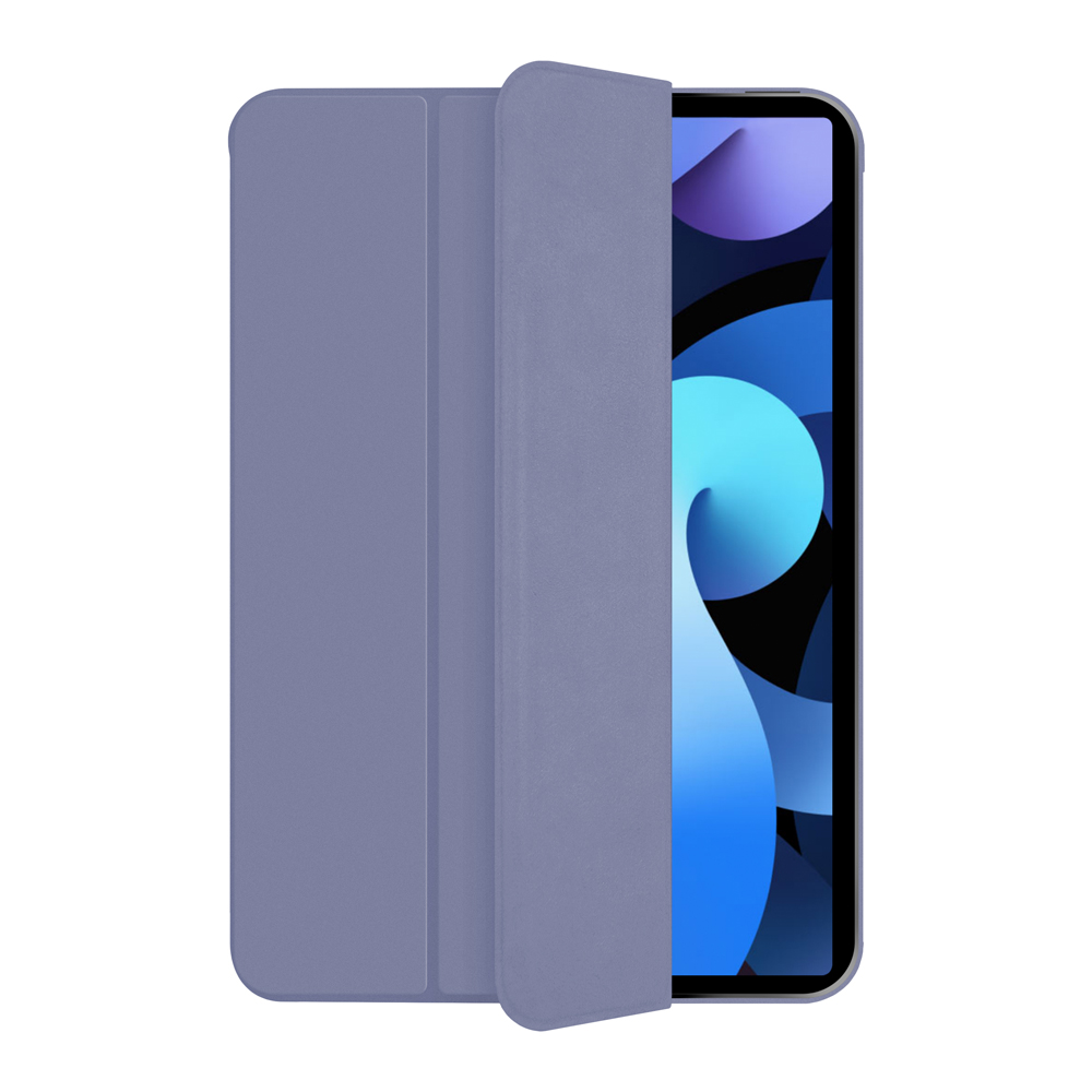 Чехол-подставка Deppa Wallet Onzo Magnet для iPad Mini 6 (2021), серо-лавандовый