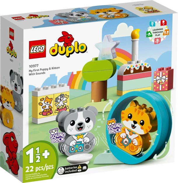 Конструктор LEGO Duplo Мой первый щенок и котёнок и их звуки