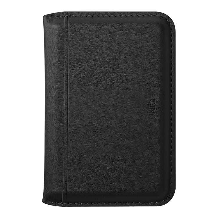 Чехол-бумажник Uniq Lyden DS Magnetic RFID-blocking wallet Dallas Black/Flint Grey