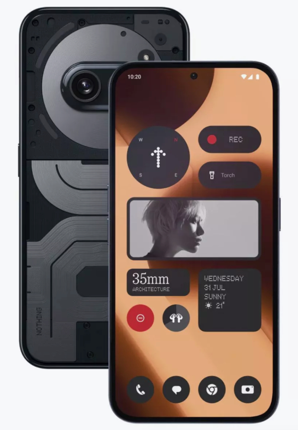 Смартфон Nothing Phone (2A) Plus 12/256Gb Black