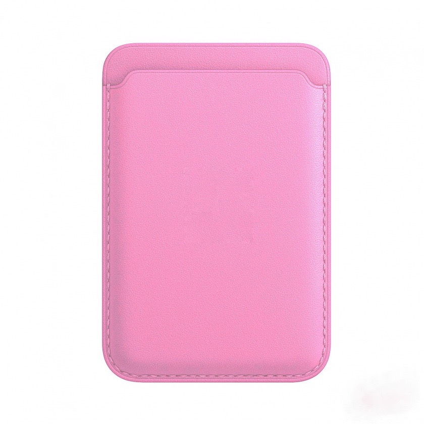 Чехол-бумажник iPhone Leather Wallet c MagSafe, розовый Чехол-бумажник iPhone Leather Wallet c MagSafe, розовый