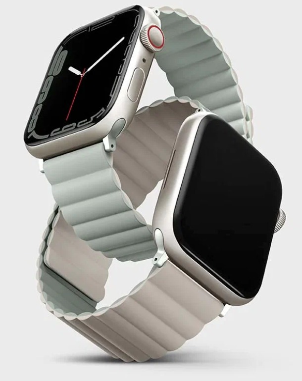 Ремешок Uniq Revix reversible Magnetic Sage/Beige для Apple Watch 42/41/40мм