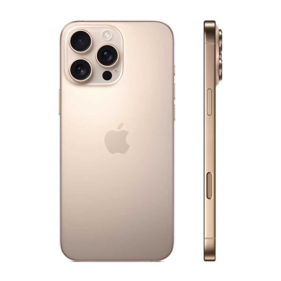 iPhone 16 Pro Max 256Gb Desert Titanium (1 sim + eSIM / 93% / Без коробки / Заменен дисплей) - Б/У . . + +