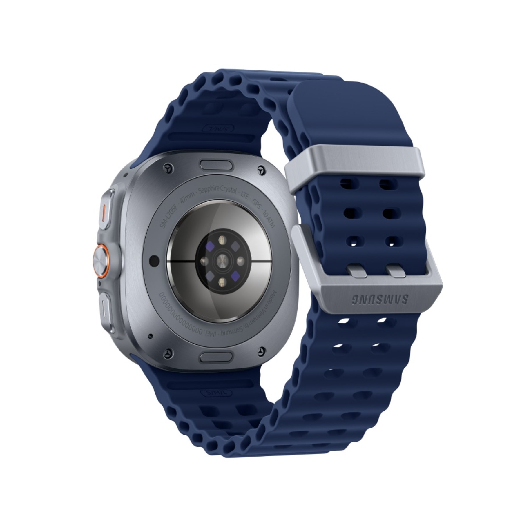 Умные часы Samsung Galaxy Watch Ultra (2025) LTE 47mm Titanium Blue Marine Band Blue Умные часы Samsung Galaxy Watch Ultra (2025) LTE 47mm Titanium Blue Marine Band Blue