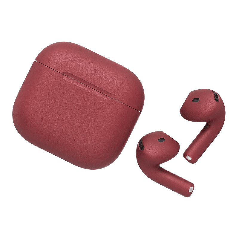 Наушники беспроводные Apple AirPods 4 (MXP93) с шумоподавлением - Burgundy Matte