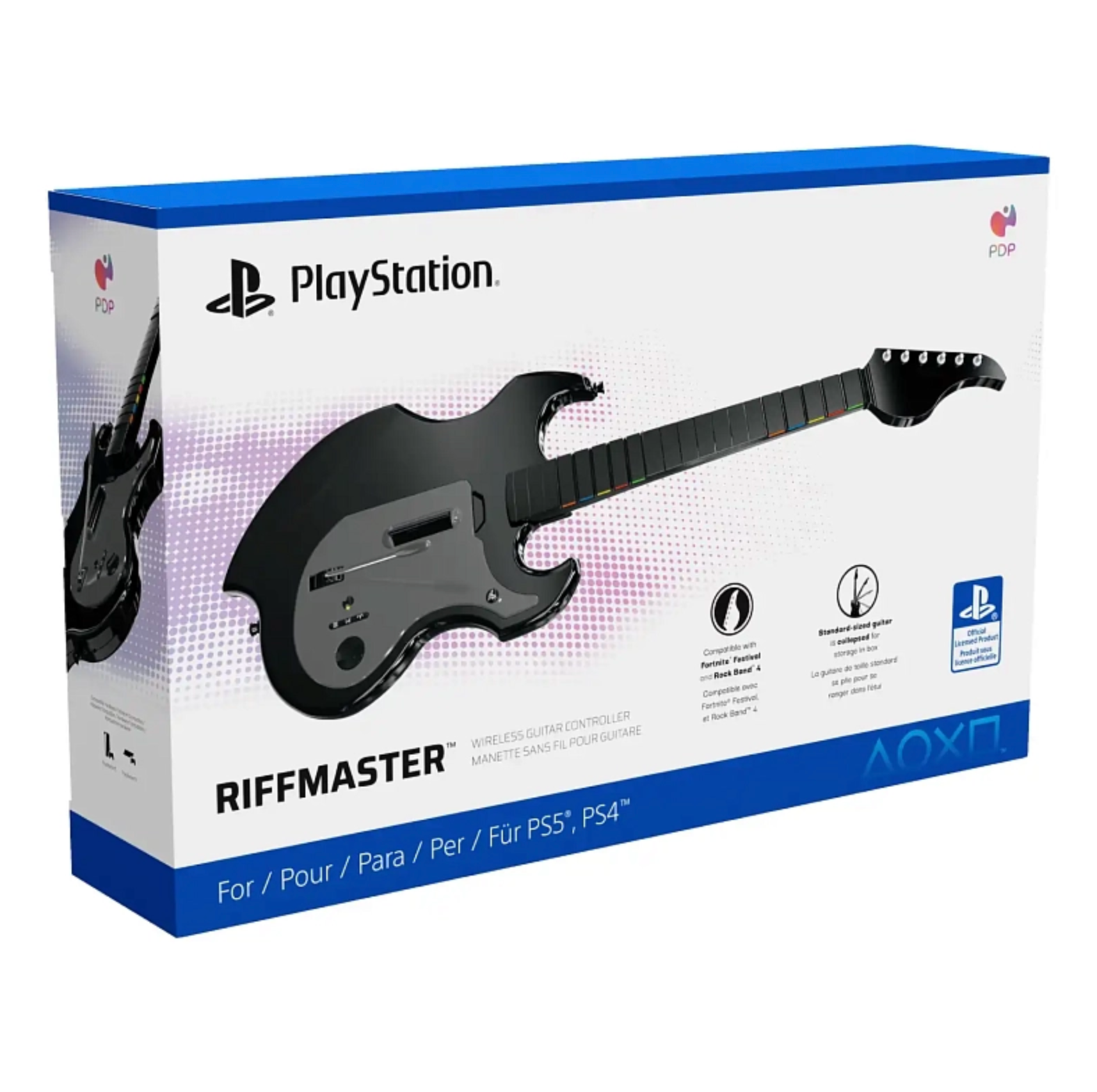 Контроллер PDP Riffmaster Wireless Guitar для PS5/PS4 чёрный