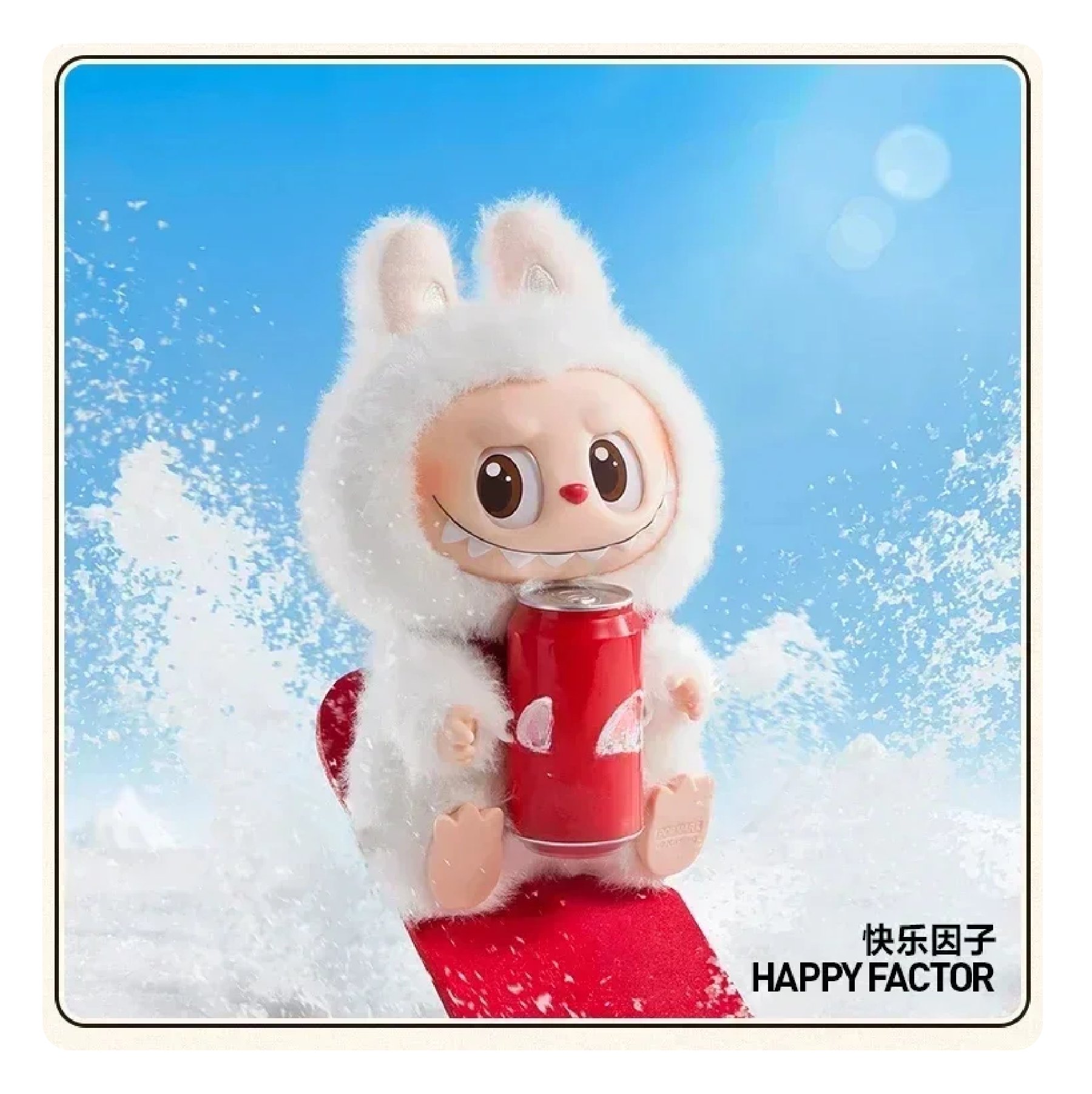 Коллекционная фигурка: брелок Labubu Coca-Cola Figure