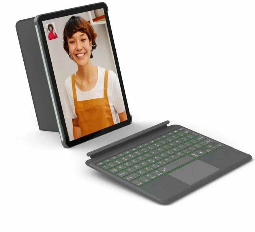 Чехол-клавиатура WiWU Combo Touch Keyboard MK-001 для iPad 10.9/11, серая
