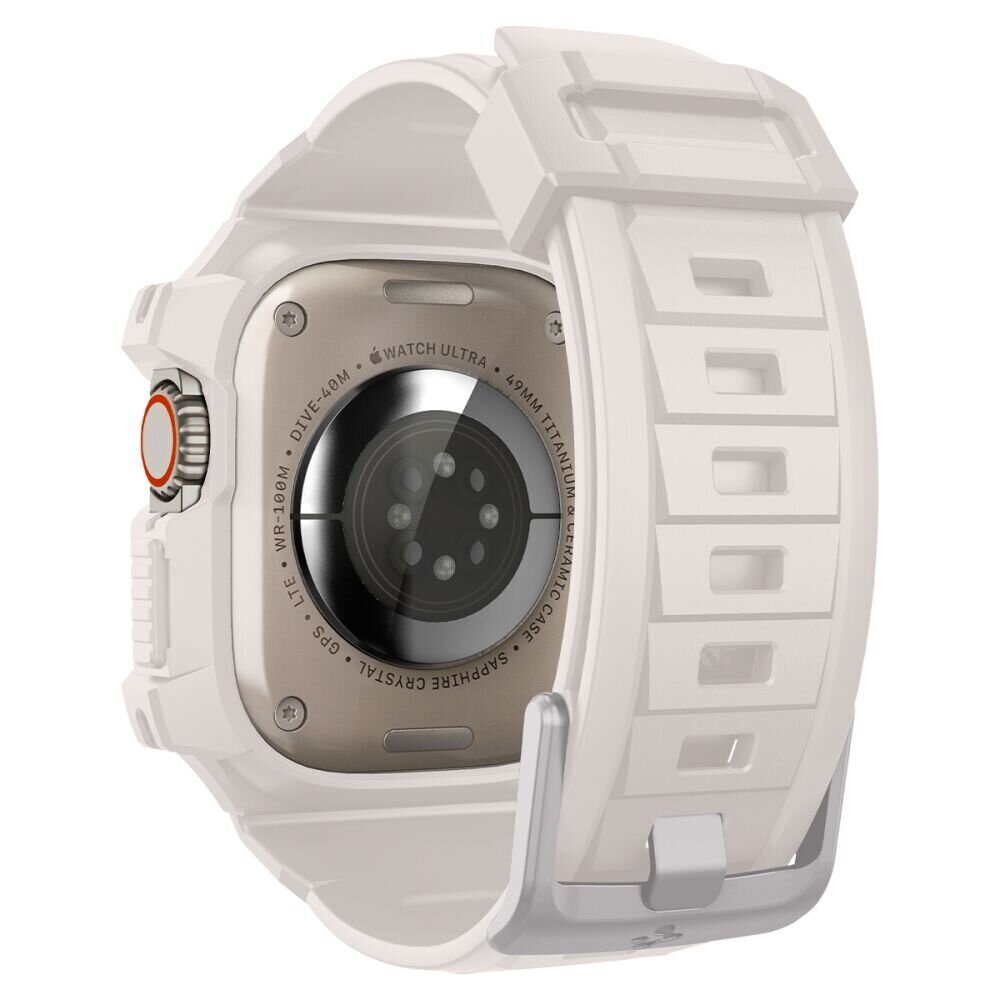 Ремешок+защитный чехол SPIGEN RUGGED ARMOR ”PRO” для APPLE WATCH ULTRA 1 / 2 (49 MM) Dune Beige