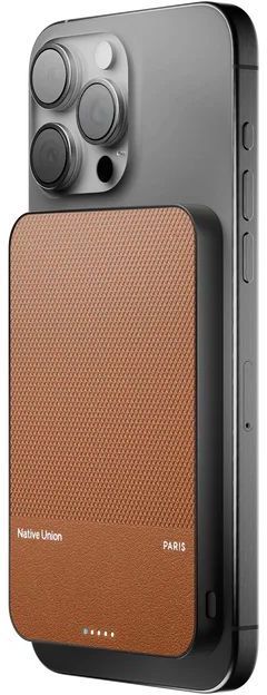 Внешний аккумулятор Native Union (Re)Classic Magnetic Power Bank Qi2 5000mAh, Коричневый