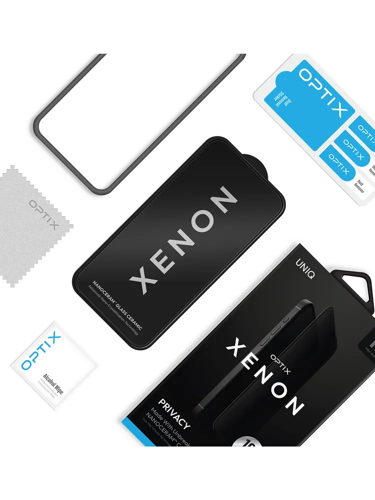 Защитное стекло Uniq для iPhone 17 Pro OPTIX Privacy Anti-Dust Filter Black (+installer) Защитное стекло Uniq для iPhone 17 Pro OPTIX Privacy Anti-Dust Filter Black (+installer)