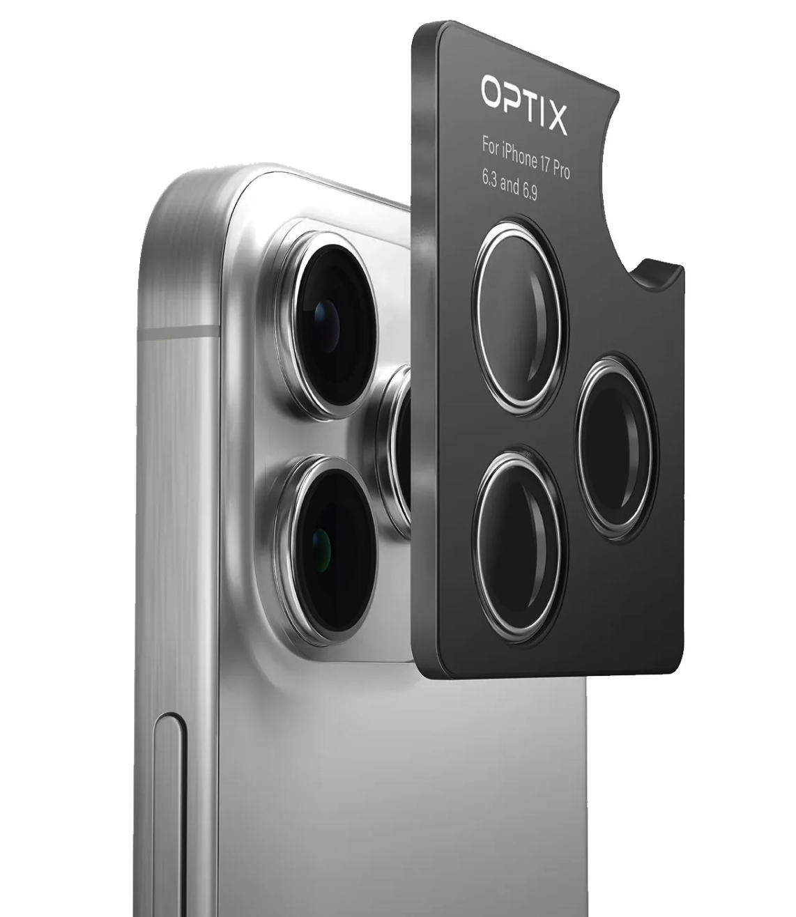 Защитное стекло Uniq OPTIX Camera Lens PRIME Sapphire Stainless steel Silver для iPhone 17 Pro/17 Pro Max Защитное стекло Uniq OPTIX Camera Lens PRIME Sapphire Stainless steel Silver для iPhone 17 Pro/17 Pro Max