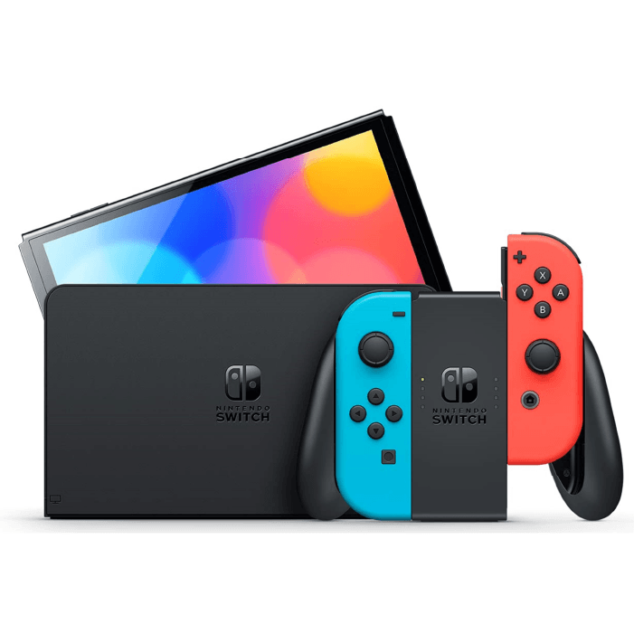 Портативное игровое устройство Nintendo Switch OLED Neon Blue/Neon Red