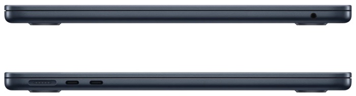 Ноутбук Apple MacBook Air 13" Midnight (Early 2024) MXCV3 (8C CPU/10C GPU/M3/16Гб/512Гб SSD)