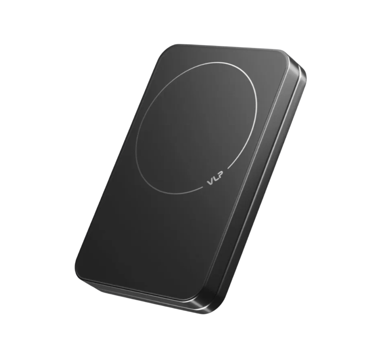 Внешний аккумулятор «vlp» Diamond Energy Pro MagSafe USB-C, Qi2 5000 mAh, USB-C, черный титан